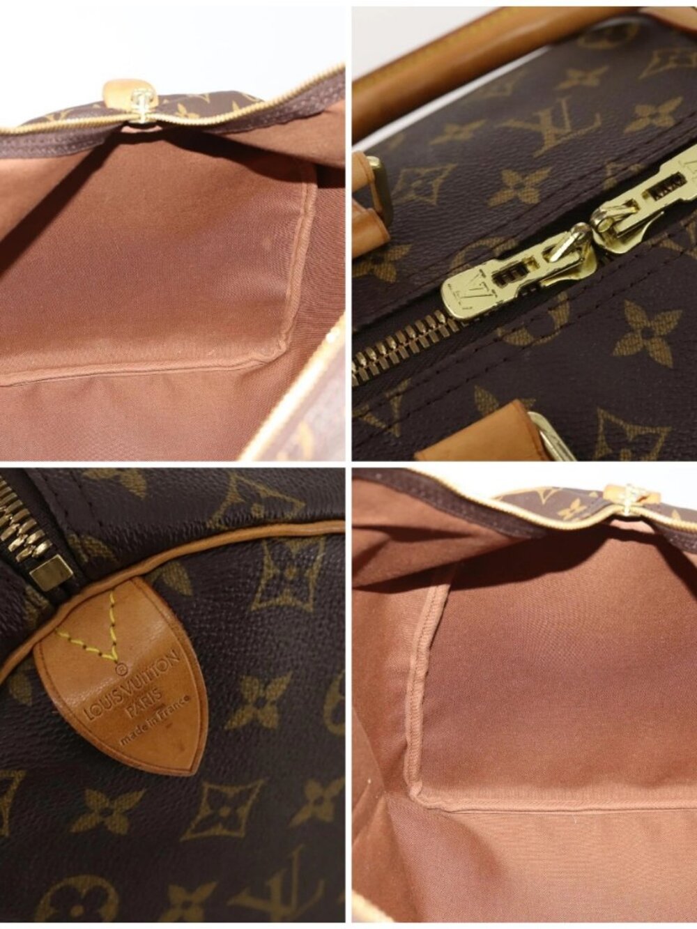 LOUIS VUITTON Monogram Keepall 55 Boston Bag M41424 LV Auth 171243A - Picture 14 of 14